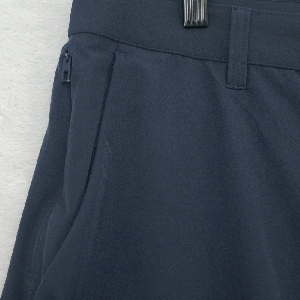 Fabletics The Only Pants 24-7 34x32 Navy Blue Stretch Golf Performance PT2253840